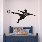 Football Boy Name Wall Sticker