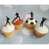 Soccer Basketball Players Silicone Cake Fondant Mold