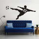 Football Boy Name Wall Sticker