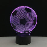 3D Visual Football Night light