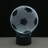 3D Visual Football Night light