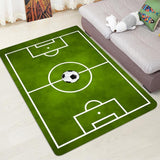 Flannel Soccer Field Ground Floor Mat