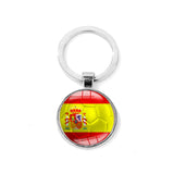 SONGDA Portugal/Spain Flag Soccer Club Keychain