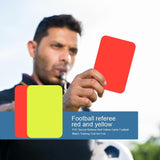 PVC Soccer Match Referee Red Yellow Cards