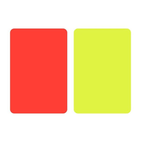 PVC Soccer Match Referee Red Yellow Cards