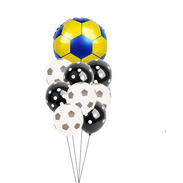 Gold champion Balloons for soccer Birthday Party decorations