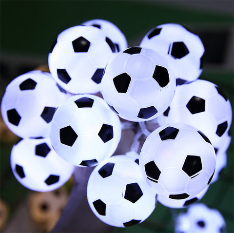 10 LEDs Football String Lights