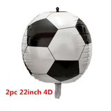 Football Soccer Theme Party Round Balloons