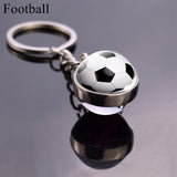 Glass Ball Keychain Tennis Keychain