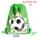 Football Party Disposable Tableware Soccer Plate Cup Knife Fork for Birthday Party Decorations