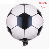 Football Party Disposable Tableware Soccer Plate Cup Knife Fork for Birthday Party Decorations