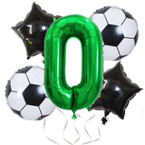 Helium Foil Globos Football Balloons Birthday Party Decorations