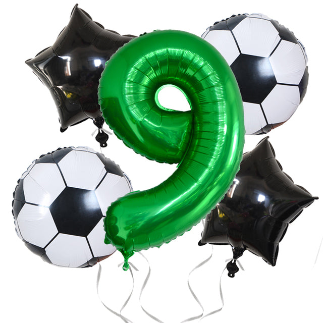 Helium Foil Globos Football Balloons Birthday Party Decorations