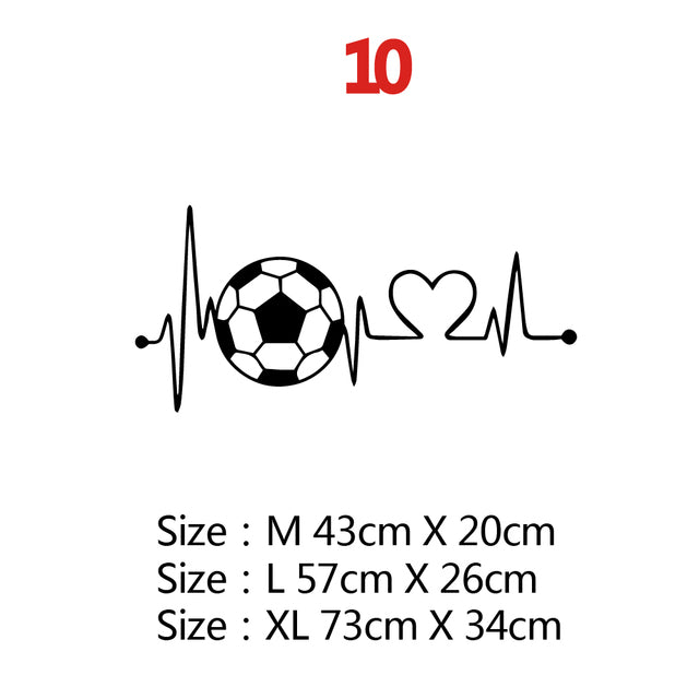 Soccer Decals for Kids Room Decoration