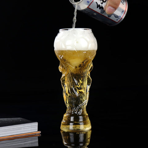 Creative 450ml  Football  Glass Cup Soccer  Design Mug for  Beer Water  Juice Whiskey Wine Drinking