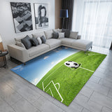 3D Soccer Printing Pattern Rug