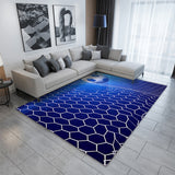 3D Soccer Printing Pattern Rug