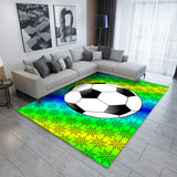 3D Soccer Printing Pattern Rug