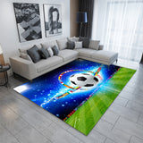 3D Soccer Printing Pattern Rug