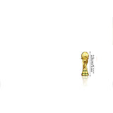 Imitation Golden Resin Award Trophy World Football Trophy Home Office Decoration