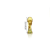 Imitation Golden Resin Award Trophy World Football Trophy Home Office Decoration