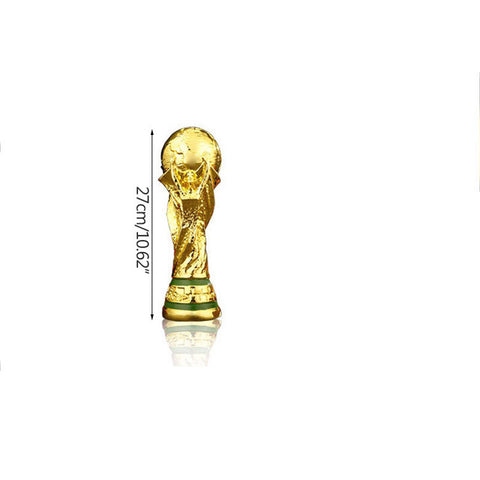 Imitation Golden Resin Award Trophy World Football Trophy Home Office Decoration