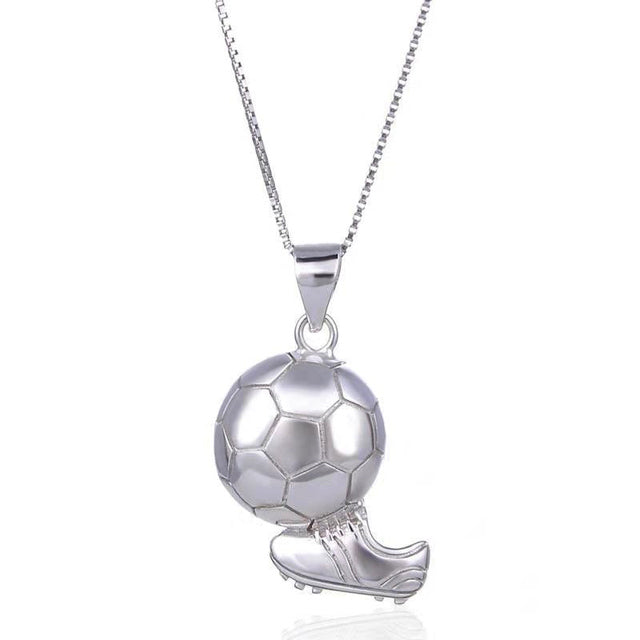 Huitan Play Football Shape Pendant Sporty Jewelry