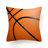 Hot Football Basketball Leather Print Cushion Covers