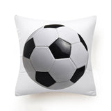 Hot Football Basketball Leather Print Cushion Covers