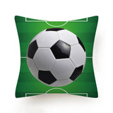 Hot Football Basketball Leather Print Cushion Covers