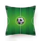 Hot Football Basketball Leather Print Cushion Covers