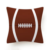 Hot Football Basketball Leather Print Cushion Covers