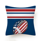 Hot Football Basketball Leather Print Cushion Covers