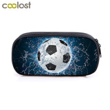 Soccerly / Footbally Print Cosmetic Cases Pencil Bag