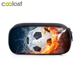 Soccerly / Footbally Print Cosmetic Cases Pencil Bag