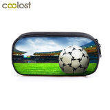 Soccerly / Footbally Print Cosmetic Cases Pencil Bag