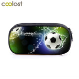 Soccerly / Footbally Print Cosmetic Cases Pencil Bag