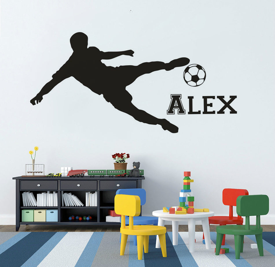 Soccer Player Sportsman Wall Sticker