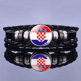 Soccer Leather Bracelet