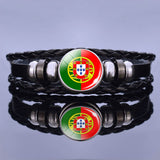 Soccer Leather Bracelet