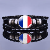 Soccer Leather Bracelet