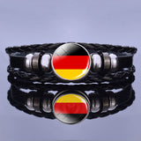 Soccer Leather Bracelet