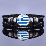 Soccer Leather Bracelet