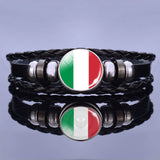 Soccer Leather Bracelet