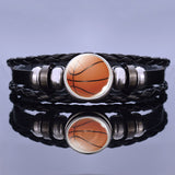 Soccer Leather Bracelet