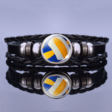 Soccer Leather Bracelet