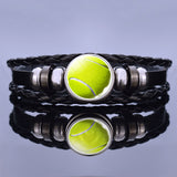 Soccer Leather Bracelet