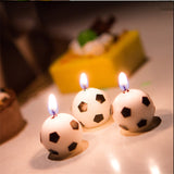 Soccer Candles for Birthday Party Decorations