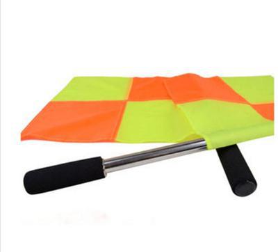 Soccer Referee Linesman Hand Flag