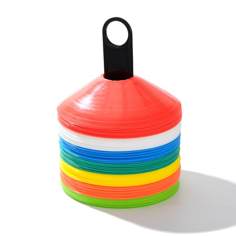 10Pcs Agility Disc Cone Set With Plastic Stand Holder